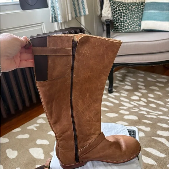 Wide Calf Boots-Real Leather. CUSTOM MADE. Size 8. More details in description. - Picture 10 of 12